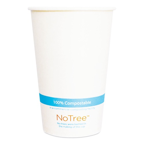 Cups | World Centric CUSU16C 16 oz. NoTree Paper Cold Cups - Natural (1000/Carton) image number 0