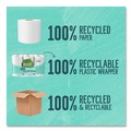Cleaning Cloths & Wipes | Seventh Generation 13733 100% Recycled 2-Ply Bathroom Tissue - White (240 Sheets/Roll, 12 Rolls/Pack) image number 3