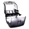 Towel Dispensers | San Jamar T990TBK 12.5 in. x 8.5 in. x 12.75 in. Oceans Element Lever Roll Towel Dispenser - Black Pearl image number 2
