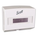 Towel Dispensers | Scott 09214 Scottfold 10.75 in. x 4.75 in. x 9 in. Folded Towel Dispenser - White (1/Carton) image number 0
