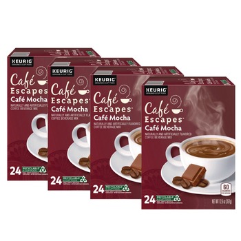 BREAKROOM | Cafe Escapes 5000330123 K-Cups - Mocha (96/Carton)