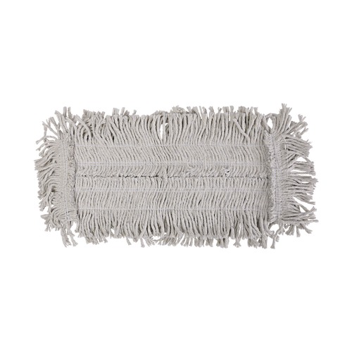 Mop Heads | Boardwalk BWK1618 18 in. x 5 in. Disposable Cotton Dust Mop Head image number 0