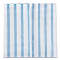 Cleaning Cloths & Wipes | Rubbermaid Commercial HYGEN 2134283 12 x 12 Disposable Microfiber Cleaning Cloths - Blue/White Stripes (600/Carton) image number 0