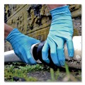 Food Service Disposable & Single Use Gloves | Ammex INPF46100 5 mil Industrial Powder-Free Nitrile Gloves - Large, Blue (1000/Carton) image number 5