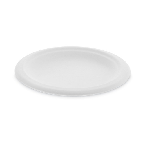 Plates | Pactiv Corp. MC500060001 EarthChoice Compostable Fiber-Blend 6 in. Bagasse Plate - Natural (1000/Carton) image number 0