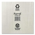 Pizza Boxes | Karat FP-PBF12W 12 in. x 12 in. x 1.97 in. Corrugated Paper Boxes - White/Brown (50/Bundle) image number 3
