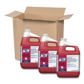 DISINFECTANTS AND SANITIZERS | Clean Quick 07535 1 Gallon Broad Range Quaternary Sanitizer - Sweet Scent (3/Carton)