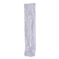 Disposable Forks | Boardwalk BWKFORKIW Mediumweight Wrapped Polypropylene Fork Cutlery - White (1000/Carton) image number 2