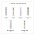 Disposable Spoons | Eco-Products EP-S013-W Plantware 6 in. Spoon Compostable Cutlery - White (1000/Carton) image number 8