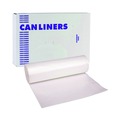 High-Density Trash Bags | Boardwalk Z8048VNKR01 40 in. x 48 in. 45 gal. 16 mic High Density Industrial Can Liners Coreless Rolls - Natural (250/Carton) image number 7
