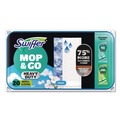 Floor Dusters & Accessories | Swiffer 76472 10 in. x 8 in. Heavy-Duty Wet Refill Cloths - Open Window Fresh (120/Carton) image number 1