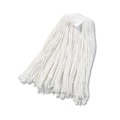 Mop Heads | Boardwalk BWK2020REA #20 Cut-End Rayon Wet Mop Head - White image number 0