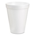 Cups | Dart 8J8 8 oz. Foam Drink Cups - White (25/Pack) image number 0