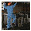 Cleaning Cloths & Wipes | KleenGuard 45326 A65 Zipper Front Flame Resistant Coveralls with Hood/Elastic Wrists and Ankles - 3X-Large/Blue (21/Carton) image number 3
