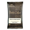 Coffee - Caffeinated | Peet's Coffee & Tea 504913 House Blend 2.5 oz. Frack Pack Decaf Coffee Portion Packs (18/Box) image number 1