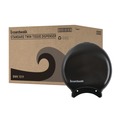 Toilet Tissue Dispensers | Boardwalk R2000BKBW 11 in. x 6.25 in. x 12.25 in. Single Jumbo Toilet Tissue Dispenser - Black image number 5