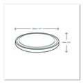 Food Containers & Lids | Vegware VDC-120H 8 oz. to 32 oz. Compostable Plastic Round Deli Pot Lids (500/Carton) image number 3