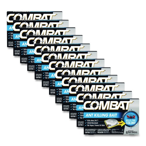 Insecticides | Combat 23400 45901 Combat Child-Resistant Ant Killing System (72/Carton) image number 0