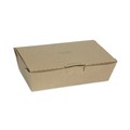 Food Containers & Lids | Pactiv Corp. NOB04SKECTE EarthChoice Tamper Evident 9.04 in. x 4.85 in. x 2.75 in. Kraft Onebox Paper Box image number 1