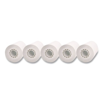 PM Company 05262 2.25 in. x 55 ft. Direct Thermal Printing Thermal Paper Rolls - White (5/Pack)