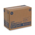 Disposable Spoons | Dixie SSPSH51 SmartStock Series-O 6 in. Heavyweight Plastic Cutlery Spoons Refill - Black (40 Pack, 24 Packs/Carton) image number 1