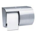 Toilet Tissue Dispensers | Scott 09606 7 1/10 in. x 10 1/10 in. x 6 2/5 in. Pro Coreless SRB Stainless Steel Tissue Dispenser image number 0