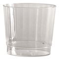 Cups | WNA WNA CCR9240 9 oz. Rocks Fluted Squat Classic Crystal Plastic Tumblers - Clear (20/Pack, 12 Packs/Carton) image number 1