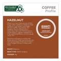 Coffee - Caffeinated | Eight O'Clock 5000359069 Coffee K-Cups - Hazelnut (96/Carton) image number 5