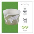 Food Containers & Lids | Eco-Products EP-BSC16-WA 16 oz. World Art Renewable and Compostable Food Container (500/Carton) image number 4