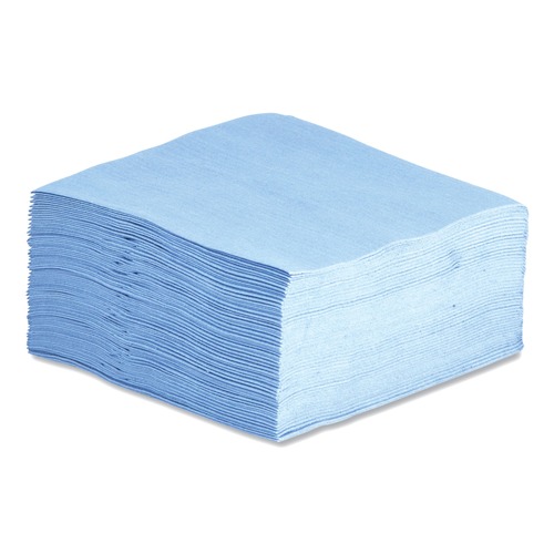 Perforated Roll & Hand Towels | HOSPECO NA115QPB TASKBrand Advanced Performance Series 13 in. x 12 in. Wipers - Blue (500/Carton) image number 0