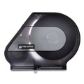 Toilet Tissue Dispensers | San Jamar R6500TBK 12 in. to 13 in. Roll 22 in. x 5.88 in. x 16.5 in. Quantum JBT Classic Dispenser - Transparent Black Pearl image number 0