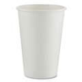 Cups | Dixie 2346W 16 oz. Paper Hot Cups - White (50/Sleeve, 20 Sleeves/Carton) image number 3
