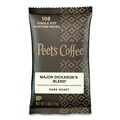 Coffee - Caffeinated | Peet's Coffee & Tea 504916 2.5 oz. Major Dickason's Blend Coffee Fraction Packs (18/Box) image number 1