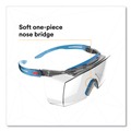 Eye Protection | 3M SF3701XSGAF-BLU SecureFit 3700 OTG Series Protective Eyewear - Blue Plastic Frame Clear Polycarbonate Lens image number 1