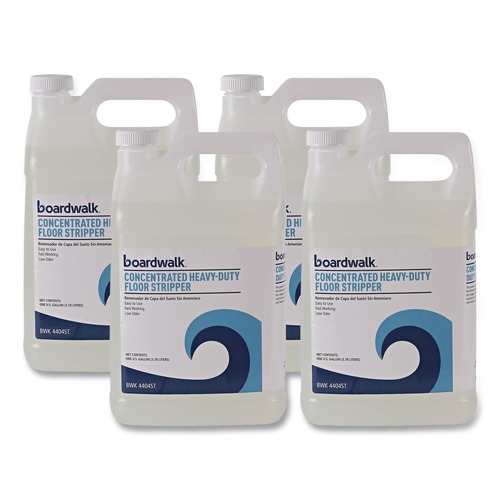 Floor Strippers | Boardwalk 110600-41ESSN 1 Gallon Concentrated Heavy-Duty Floor Stripper (4/Carton) image number 0