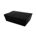 Perforated Roll & Hand Towels | SCT SCH 0753 ChampPak 7.75 in. x 5.5 in. x 2.5 in. Carryout Boxes - Black (200/Carton) image number 2
