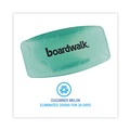 Toilet & Urinal Deodorizers | Boardwalk EBCP012I072M02AAS8000 Toilet Bowl Clip - Cucumber Melon Scent, Green (72/Carton) image number 4