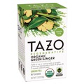 Tea | Tazo 10794522003560 1.23 oz. Tea Bags - Organic Green Ginger (96/Carton) image number 0