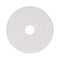 Floor Pads-Cleaning, Buffing & Polishing | Boardwalk BWK4016WHI 16 in. Diameter Polishing Floor Pads - White (5/Carton) image number 0