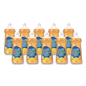 Joy 75056 30 oz. Bottle Ultra Orange Dishwashing Liquid - Orange Scent (10/Carton)