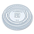 Souffle & Portion Cups | Fabri-Kal 9505082 Portion Cup Lids Fits 0.75 oz. to 1 oz. Portion Cups - Clear (20/Carton) image number 0