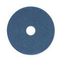 Floor Pads-Stripping | Boardwalk BWK4020BLU 20 in. Diameter Scrubbing Floor Pads - Blue (5/Carton) image number 0