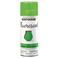 Paint & Paint Supplies | Rust-Oleum 342417 Specialty Fluorescent Spray Paint, Flat Fluorescent Green, 11 oz Aerosol Can, 6/Carton image number 1
