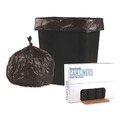 Low-Density Trash Bags | Boardwalk H4832RKKR01 16 Gallon 0.35 mil 24 in. x 32 in. Perforated Roll Low-Density Waste Can Liners - Black (50 Bags/Roll, 10 Rolls/Carton) image number 2