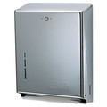 Towel Dispensers | San Jamar T1900XC 11.38 in. x 4 in. x 14.75 in. C-Fold/Multifold Towel Dispenser - Chrome image number 5