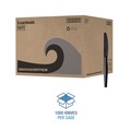 Disposable Knives | Boardwalk BWKKNIHWPPBIW Heavyweight Wrapped Polypropylene Knife - Black (1000/Carton) image number 3