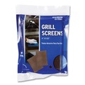 Perforated Roll & Hand Towels | AmerCareRoyal GS1020 4 in. x 5.5 in. Aluminum Oxide Griddle Screen - Brown (200/Carton) image number 5