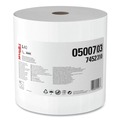 Perforated Roll & Hand Towels | WypAll 05007 750/Roll L40 Wipers Jumbo Roll - White image number 1