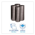 Low-Density Trash Bags | Boardwalk H7658HKKR01 38 in. x 58 in. 60 gal. 0.65 mil Low-Density Can Liners - Black (100/Carton) image number 3