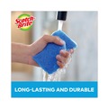 Scouring Pads & Sticks | Scotch-Brite 529-5 4.4 in. x 2.6 in. 0.8 in. Thick Non-Scratch Multi-Purpose Scrub Sponge - Blue (9/Pack) image number 6